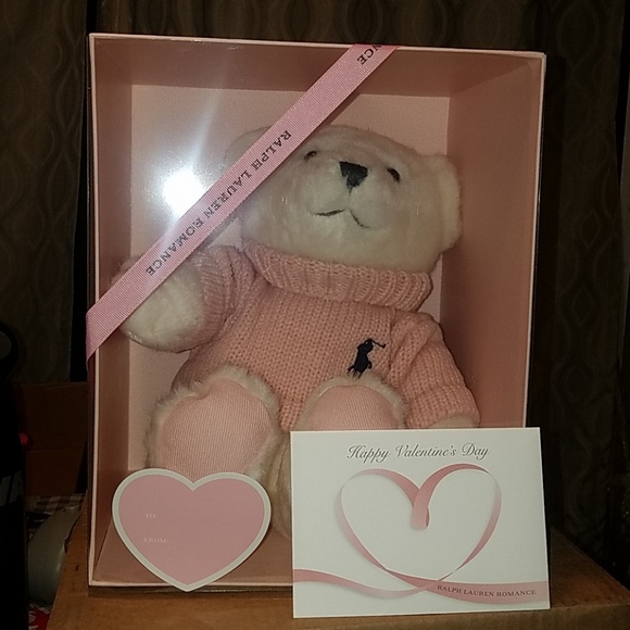 polo valentine's day bear